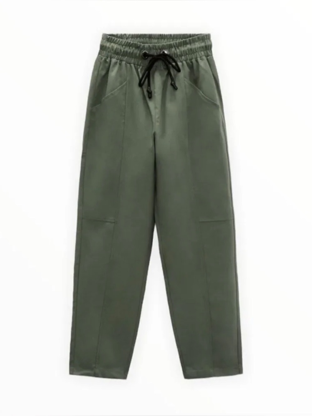 Zara Women’s‎ Jogger Pants In Light Khaki Green Size XL NWOT - Picture 7 of 16